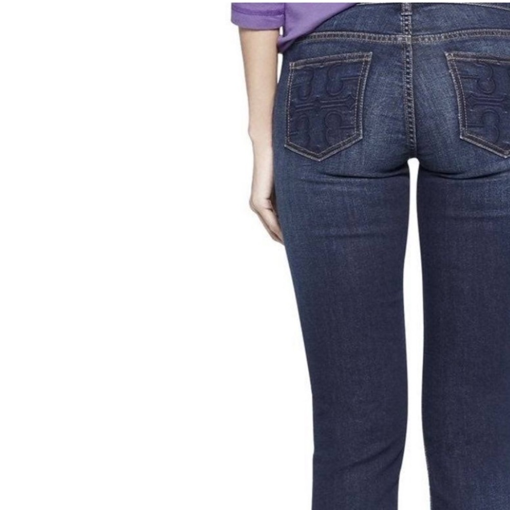 Tory Burch Logo Jeans